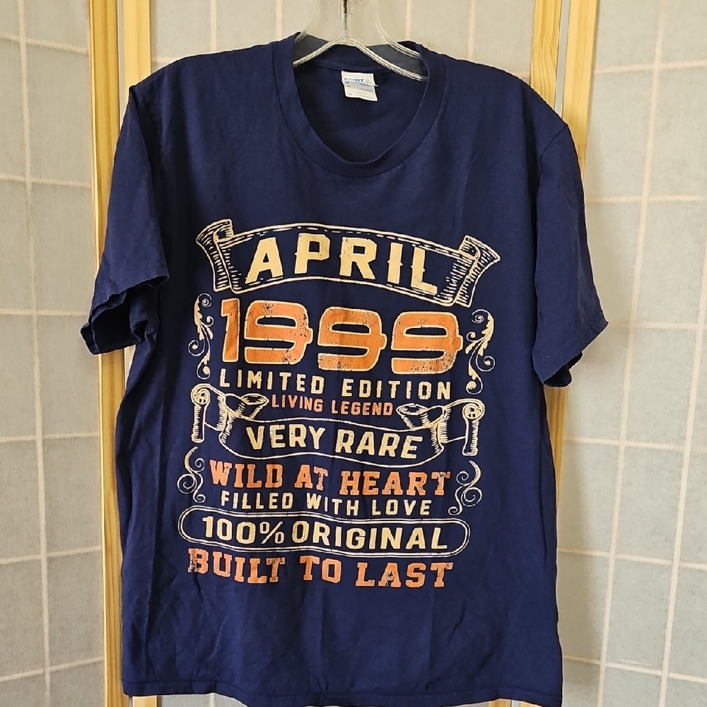 Port and Company Navy Blue Graphic Tee